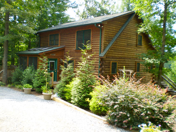 creekside rear of house