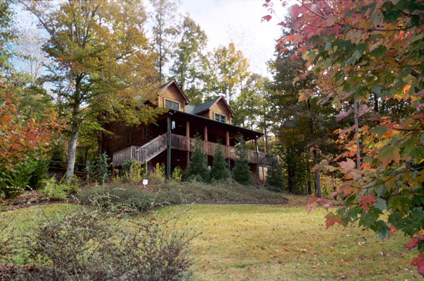 creekside exterior in fall